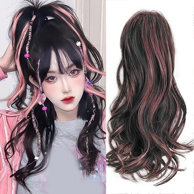 Natural Long Ponytail Thick Clip On In Human Extension Hair Claw Pony Tail