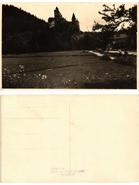 CPA AK Real Photo Card BRAN Castle ROMANIA (502604)
