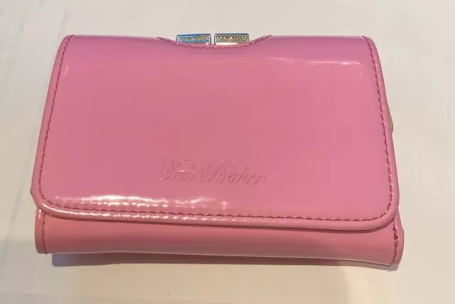 Ted Baker Pink Patent Leather Small Purse