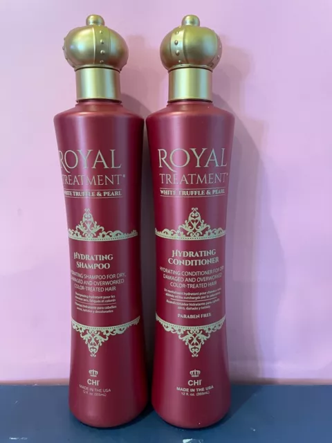 CHI Royal Treatment Hydrating Shampoo & Conditioner 12oz New & Authentic