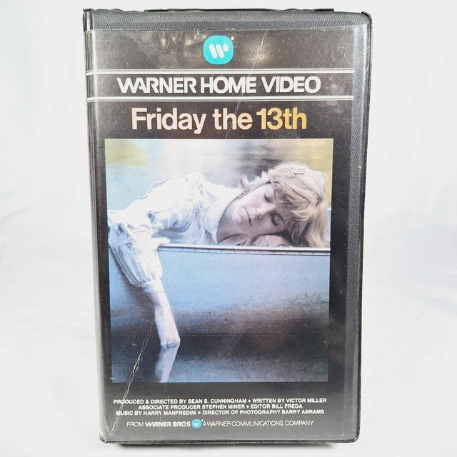 FRIDAY THE 13TH VHS Video Big Box PAL 1981 Original Clam Shell Case
