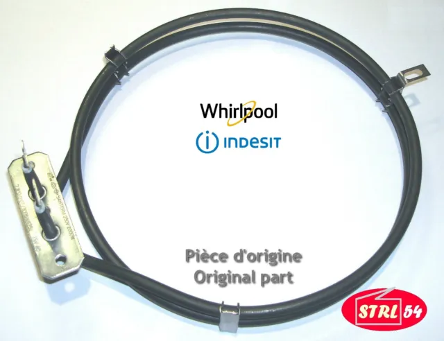 Résistance circulaire 2000W four Whirlpool Indesit Ignis C00311196 480121101186