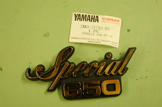 NOS OEM / Yamaha / Emblem, Side Cover Right / XS650 / 148-82310-60-00