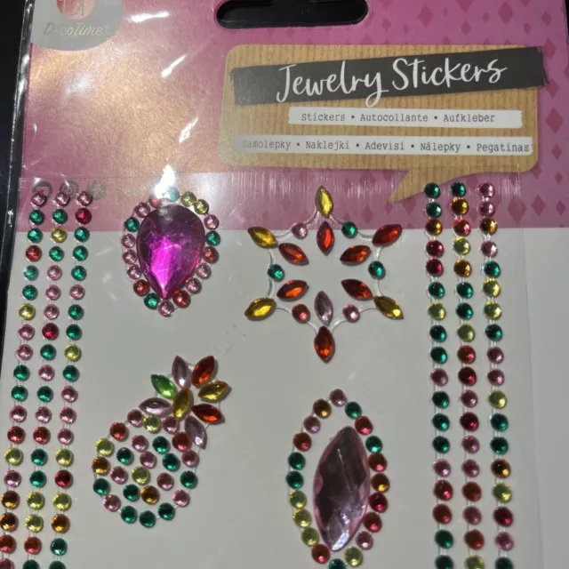 ***Juwelen Sticker*** für Tagebuch, Karten, Deko, DIY Zubehör, Scrapbook, etc. 3