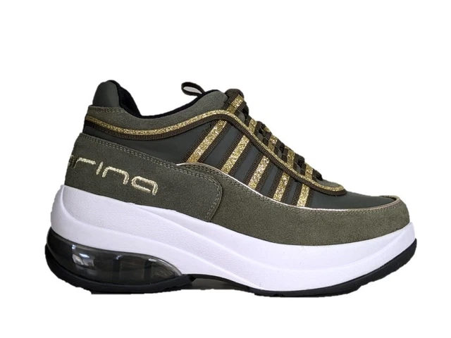 FORNARINA SNEAKERS DONNA up black gold EUR 110 00 PicClick IT
