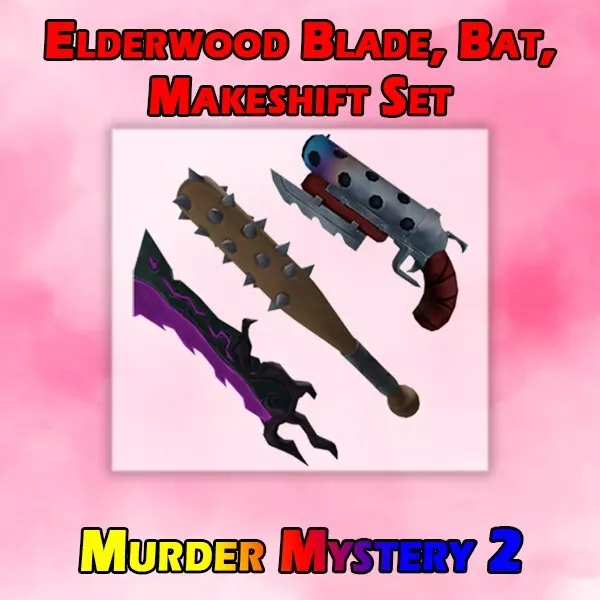 MURDER MYSTERY 2 Mm2 Godly CHROMA ELDERWOOD BLADE $40.00 - PicClick AU