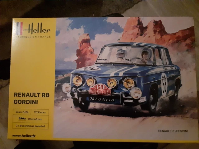 HELLER Renault R8 Gordini kit complet - échelle 1/24 - HELLER 56700
