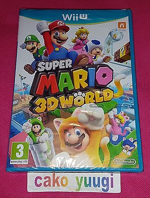 Super Mario 3 D World Nintendo Wii U Neuf Sous Blister 1Ere Edition 100% Fr