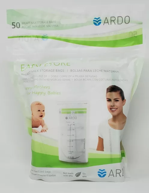 Ardo Medical Easy Store | 50 Breast Milk Storage Bags Pre-Sterilized