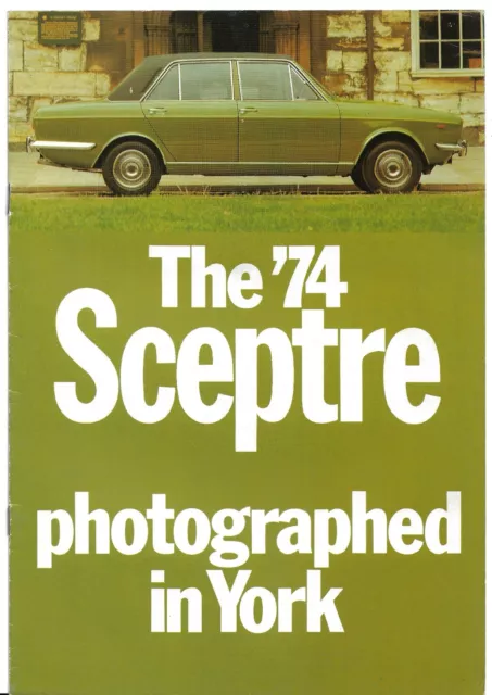 Humber Sceptre 1725cc Saloon 1973-74 UK Market Sales Brochure Arrow