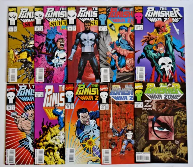 Punisher War Zone (1992) 39 Issue Comic Run #1-41, Annuals 1&2 Marvel Comics 3