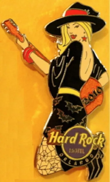 Hard Rock Hotel ORLANDO 2010 HALLOWEEN PIN #3 Witch HHN Horror Nights HRC #68814