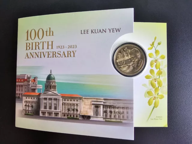 Singapore 2023 $10 Commemorative Coin: 100th Birth Anniv Lee Kuan Yew (LKY100) 3