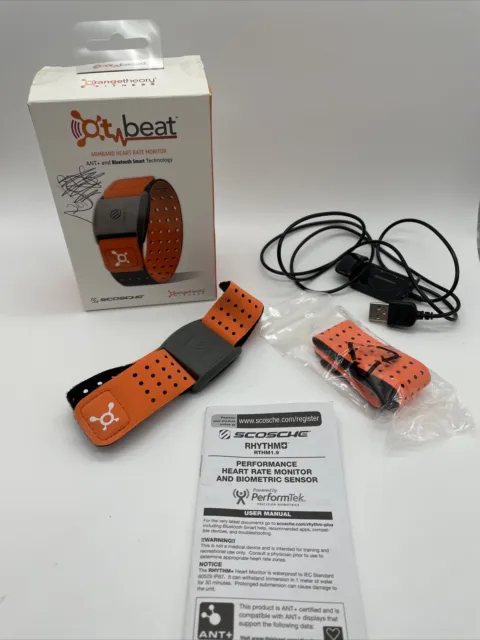 ORANGE THEORY OT Beat Armband Heart Rate Monitor Scosche With Charger OEM  In BOX $44.99 - PicClick