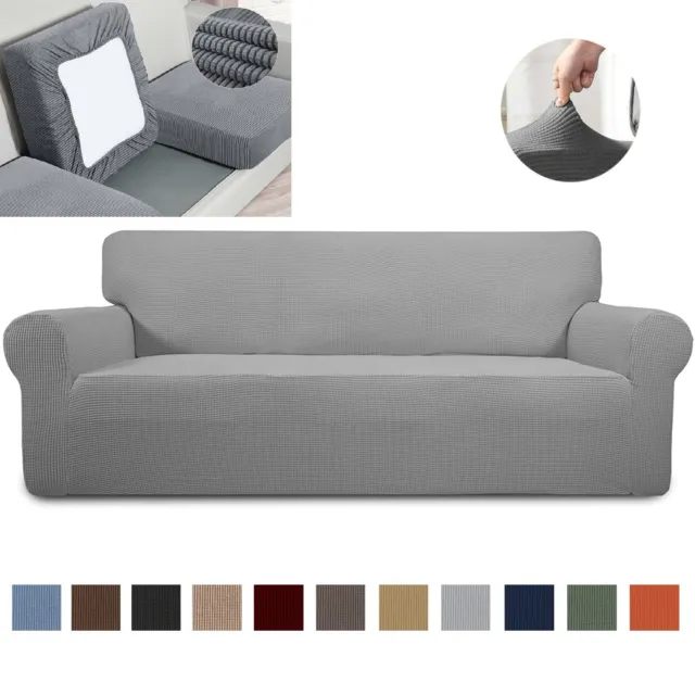 1/2/3/4 Premium Sofa & Seater Covers Elastic Room Thick Slipcover Protector