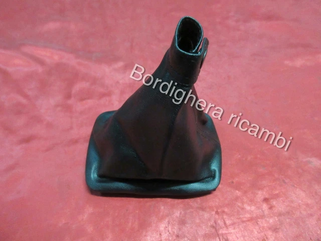 Cuffia Cambio In Vera Pelle Antracite Per Fiat Panda 169 - Fatto A Mano Su Misura - Foto 10