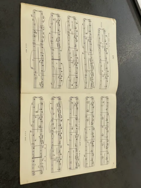 Livre Livret Partition Musique ancien Maurice Ravel Valses Nobles Sentimentales 4