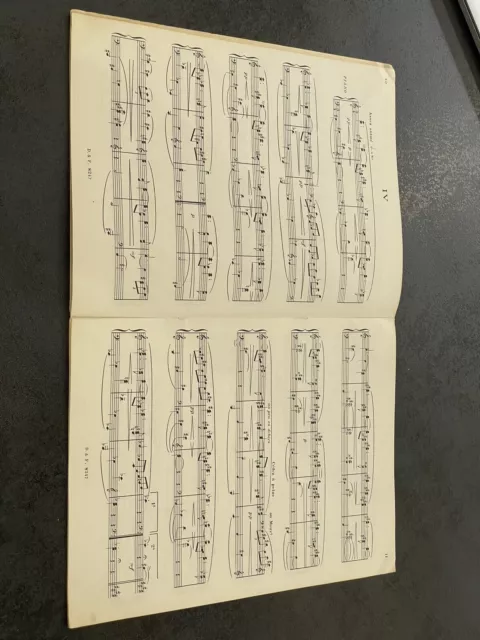 Livre Livret Partition Musique ancien Maurice Ravel Valses Nobles Sentimentales 4