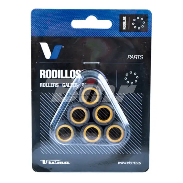 3934: V PARTS Rodillos variador Carbono 17x12. 7.5g