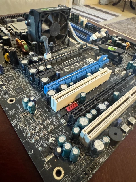 EVGA NFORCE 680I SLI 122-CK-NF68-A1 Motherboard + E6400 CPU + I/O ...
