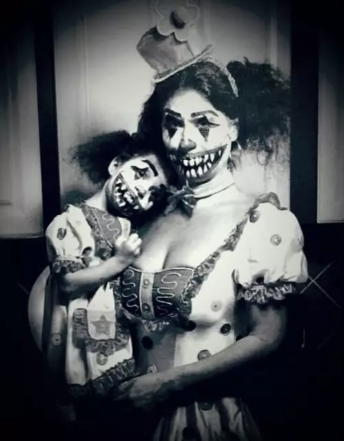 Vintage Creepy Halloween Photo 1640b Oddleys Strange & Bizarre