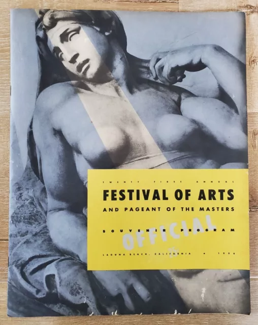 FESTIVAL OF ARTS & Pageant of The Masters Laguna Beach 1956 Official Program