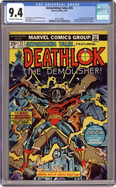 Astonishing Tales #25 CGC 9.4 1974 4147710002 1st app. Deathlok