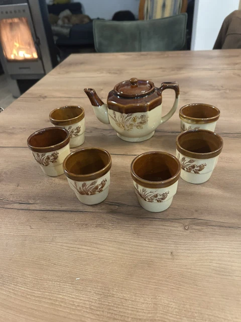 6 tasses à café MAZAGRANS avec leurs cuillère , doré à l or fin - Arts