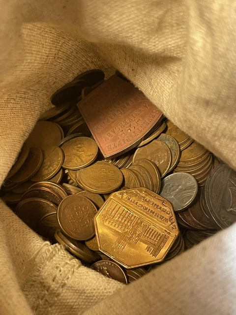 Wheat Cent and Indian Head Estate Sale Coins - Lot of 100 Lincoln Pennies