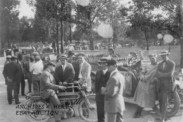 Excelsior racer 1911 Cleveland Reliability Run photo motorcycle photo