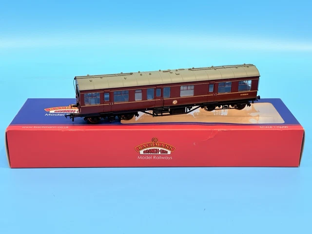 BACHMANN 'OO' GAUGE 39-776 LMS 50ft INSPECTION SALOON BR MAROON COACH ...