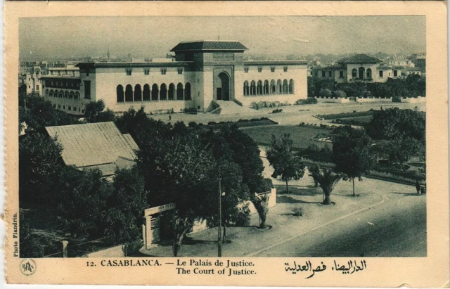 CPA AK CASABLANCA Le Palais de Justice MOROCCO (1146678)