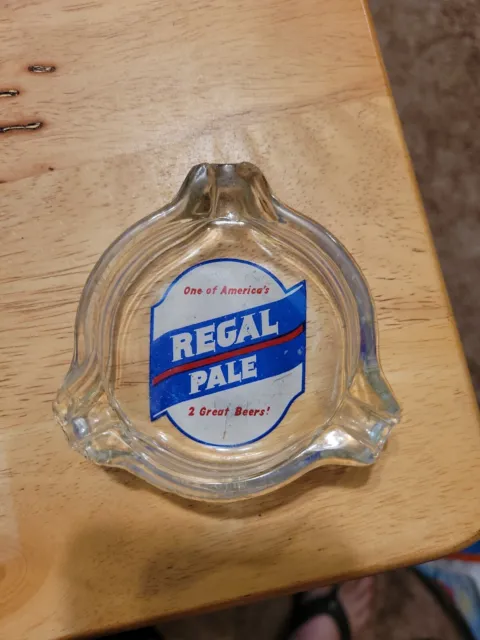 Regal Pale Ashtray Beer Bottle Cap San Francisco, California Ca Crowns Amber