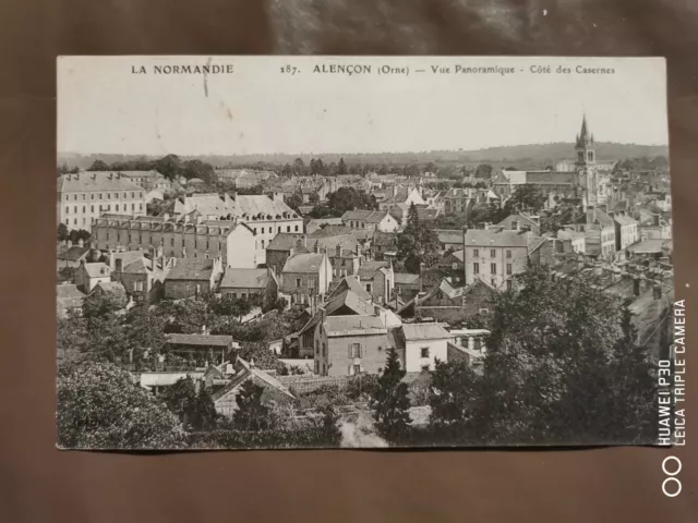 CPA - 61 - ALENCON - Vue Panoramique - Côté des Casernes