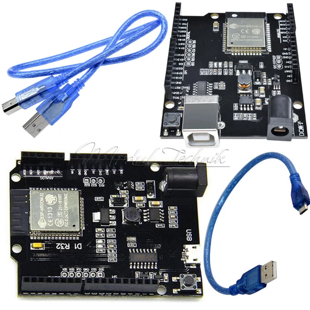 ESP32 WEMOS D1 UNO R3 R32 WIFI Bluetooth USB Type CH340 Devolopment ...