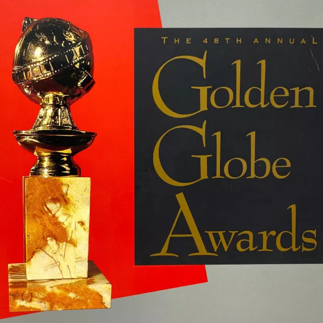 Vtg 1991 Golden Globe Awards Program Steve Guttenberg Dana Delany Nell Carter
