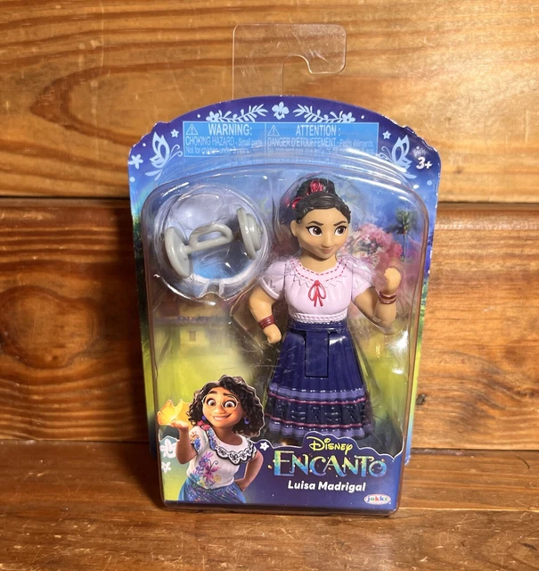 DISNEY ENCANTO 3& Figure LUISA MADRIGAL Doll + Accessory New 2021 4.08
