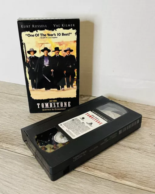 Tombstone Justice Is Coming! (VHS, 1994) Kurt Russell Val Kilmer Action S