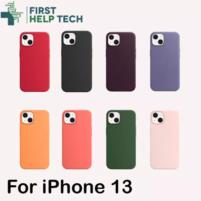 Liquid Silicone Shockproof Case For iPhone 13 Luxury Soft Phone Cover New