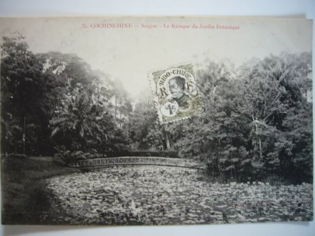 CPA Indochine Cochinchine Saigon - Le kiosque du Jardin Botanique - Poujade de L