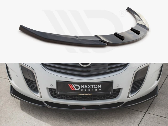 Maxton Design Front Diffuser Splitter – Gloss Black ABS For Vauxhall/Opel Zafira B VXR – OP-ZA-2-OPC-FD1G