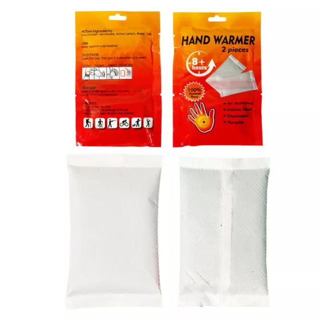 40 Pairs Heater Disposable Hand Warmers Heat Pack Socks Snow Ski Packet Warmer