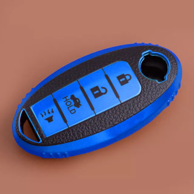 4 Button Key Fob Cover Case Fit for Nissan Qashqai Pathfinder Sentra Infiniti