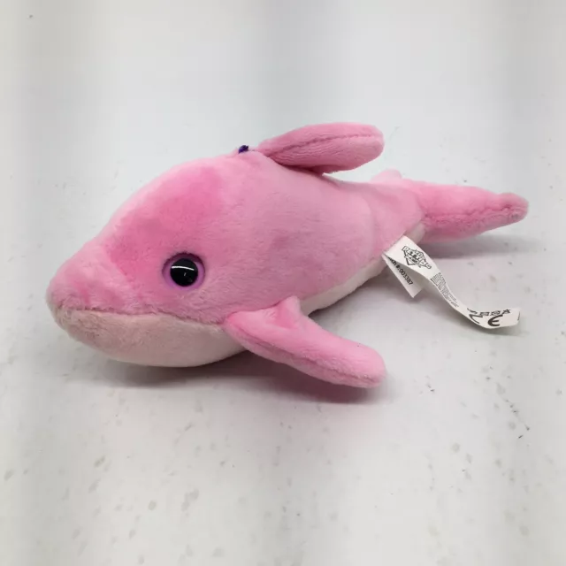 The Petting Zoo Plush Dolphin Pink 7" Soft Stuffed Animal Toy