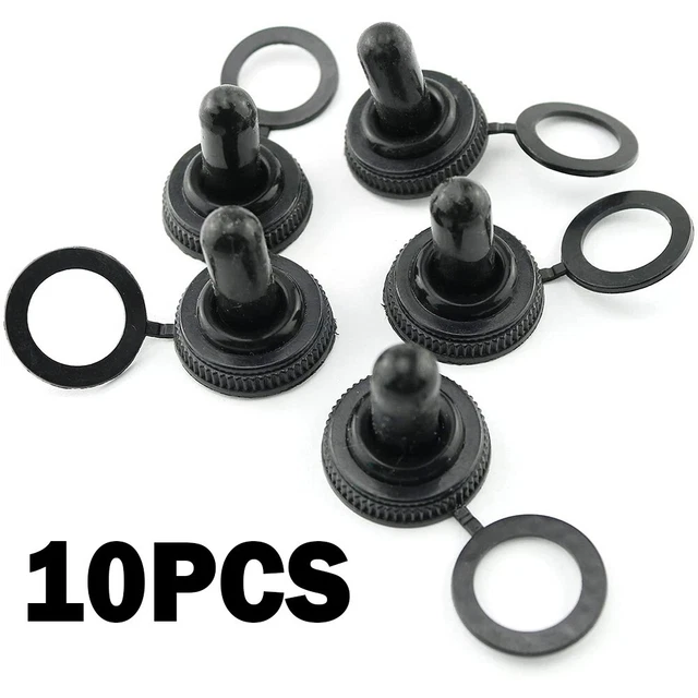 QUARKZMAN 10 Copriinterruttori Per Pedali Chitarra – 5 Colori, Adatti A Interruttori 3/8″ (10 Mm)