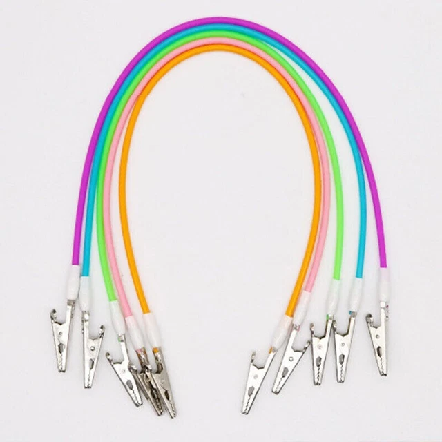 Bid 5Pc Dental Instrument Bib Metal Clips Cord Napkin Holder With Silicone Tubes
