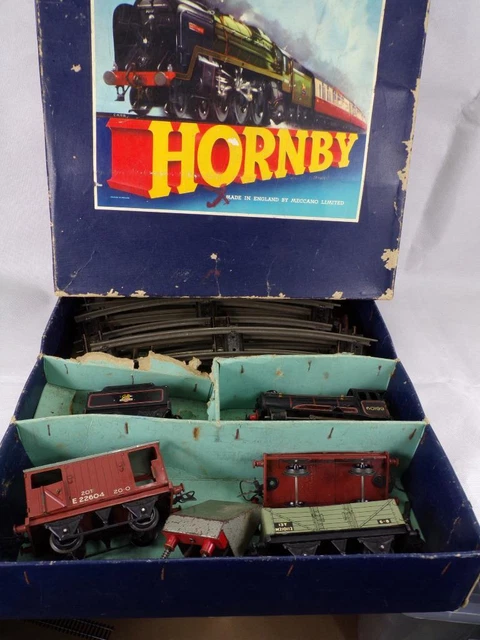 Boxed Hornby O gauge Goods Train Set No.50 clockwork train set