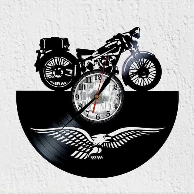 Jeu Vidéo Disque Vinyle Rétro Horloge Murale Anniversaire Nouvel An