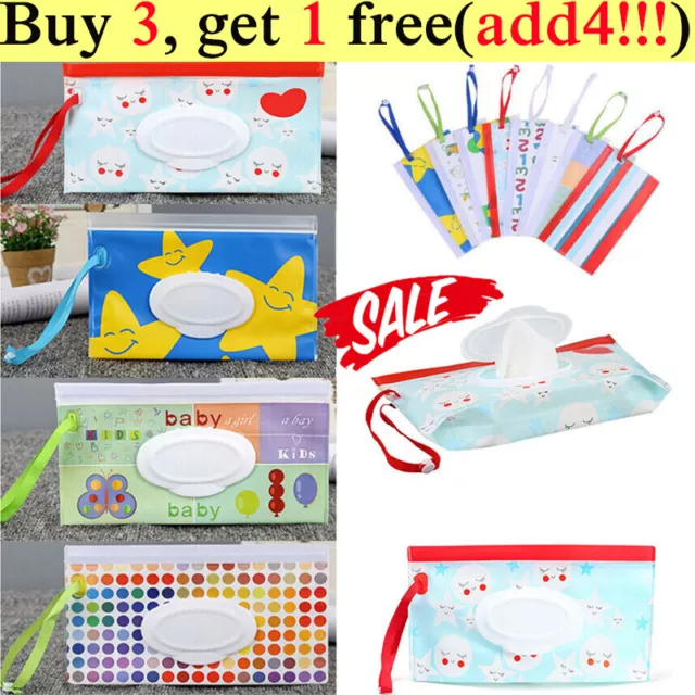 Wet Wipes Bag Box Case Accessories Cosmetic Pouch Stroller Baby Product Case Hot