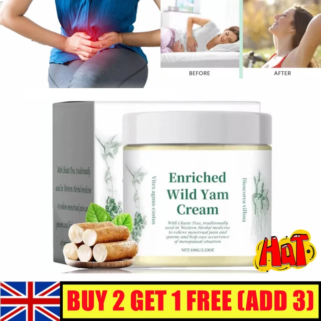 WILD YAM CREAM Organic, Gizcheap Organic Wild Yam Cream,Enriched Wild